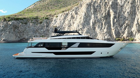 Ferretti Yachts 1000 Project飞桥游艇